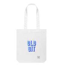 White Old Bag on one side and Old Git on the other side Bag