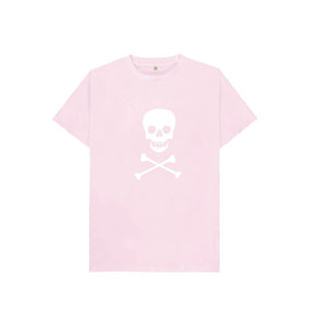 Pink Kids Pirate (Skull and Crossbones) T-shirt