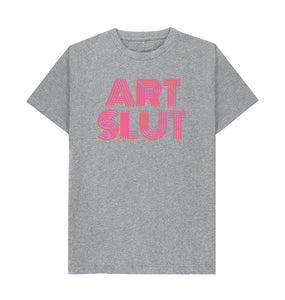 Athletic Grey Adult Art Slut T-shirt