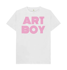 White Art Boy T-shirt