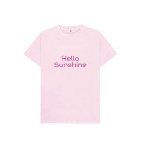 Pink Kids Hello Sunshine T-shirt