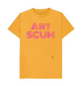 Mustard Adult Art Scum T-shirt