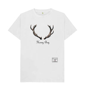 White Menswear Horny Boy T-shirt