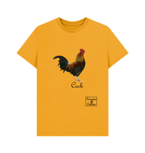 Mustard Printed T-shirt Front