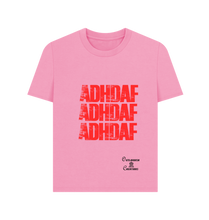 Rose Pink Printed T-shirt Front