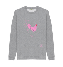 Light Heather Printed Sweater Front