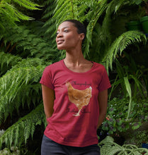 Magnificent Mother Clucker Scoop Neck T-shirt