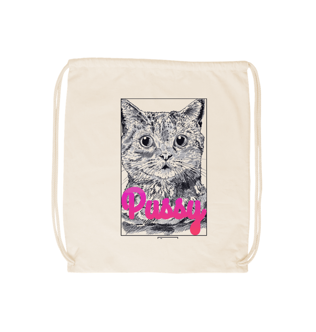 Natural Pussy draw string bag