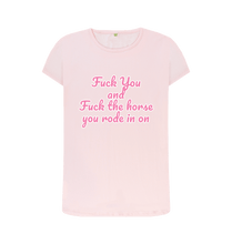 Pink Printed T-shirt Front