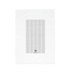 White Cuntybollocks Tea Towel