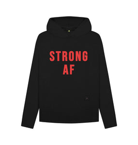 Black STRONG AF Hoodie