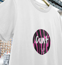 Pink Black Print Cunt T-shirt