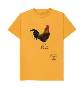 Mustard Plain Cock T-shirt
