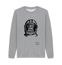 Light Heather Printed Sweater Front
