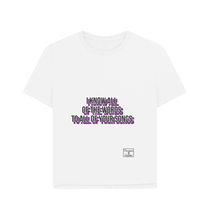 White Printed T-shirt Front