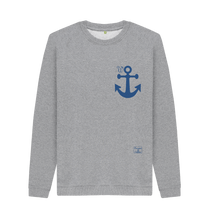 Light Heather Printed Sweater Front