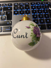 Cunt Christmas Bauble