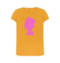 Mustard Printed T-shirt Front