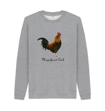 Light Heather Printed Sweater Front