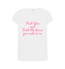 White Printed T-shirt Front