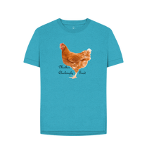 Ocean Blue Printed T-shirt Front