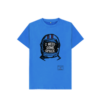 Bright Blue Children\u2019s I need some space  sweatshirt