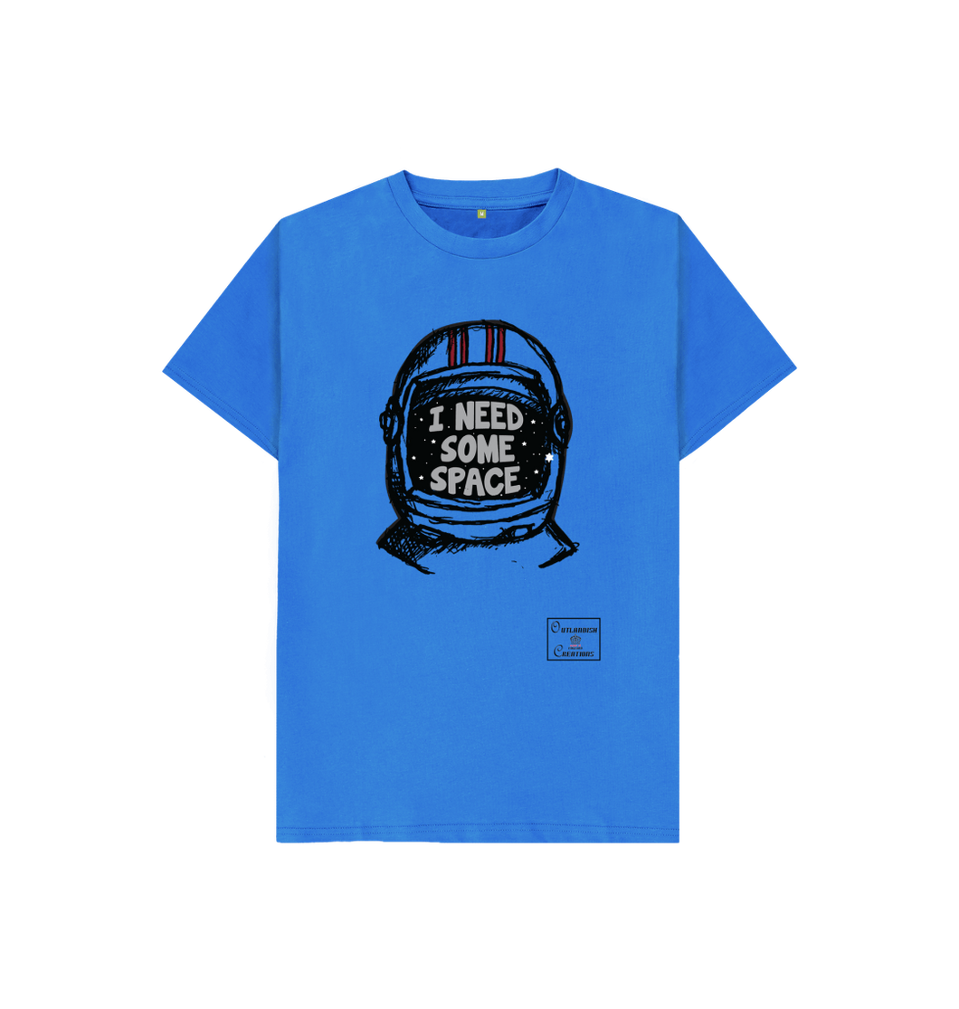 Bright Blue Children\u2019s I need some space  sweatshirt