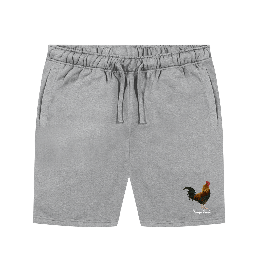 Athletic Grey Huge Cock Drawstring Shorts (unbranded)