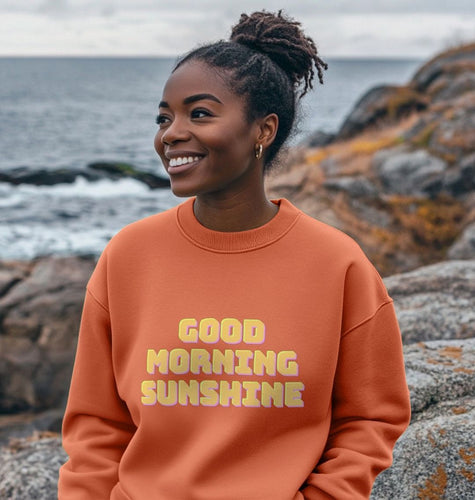Good Morning Sunshine oversize sweatshirt