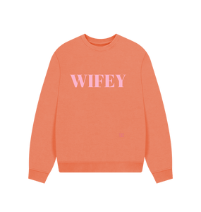 Apricot Wifey Sweatshirt
