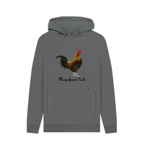 Slate Grey Printed Hoody
