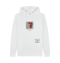 White Cock Head Pullover Hoodie