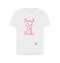 White Fresh out of Fucks t-shirt