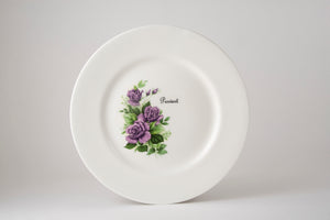 A personalised fine bone china dinner plate to your specifications