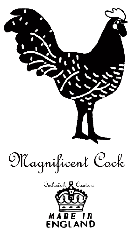 Magnificent Cock Tea Towel