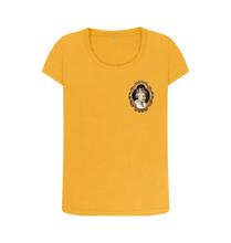 Mustard Printed T-shirt Front