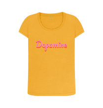Mustard Printed T-shirt Front