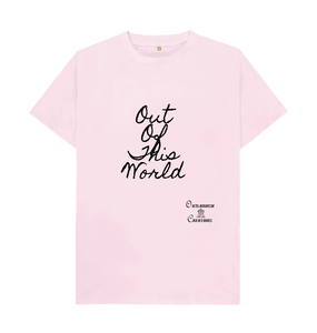 Pink Large Unisex Out of This World  T-shirt