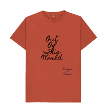 Rust Large Unisex Out of This World  T-shirt x