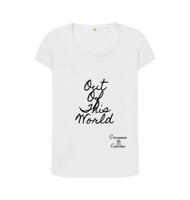 White Printed T-shirt Front