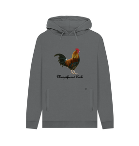 Slate Grey Printed Hoody