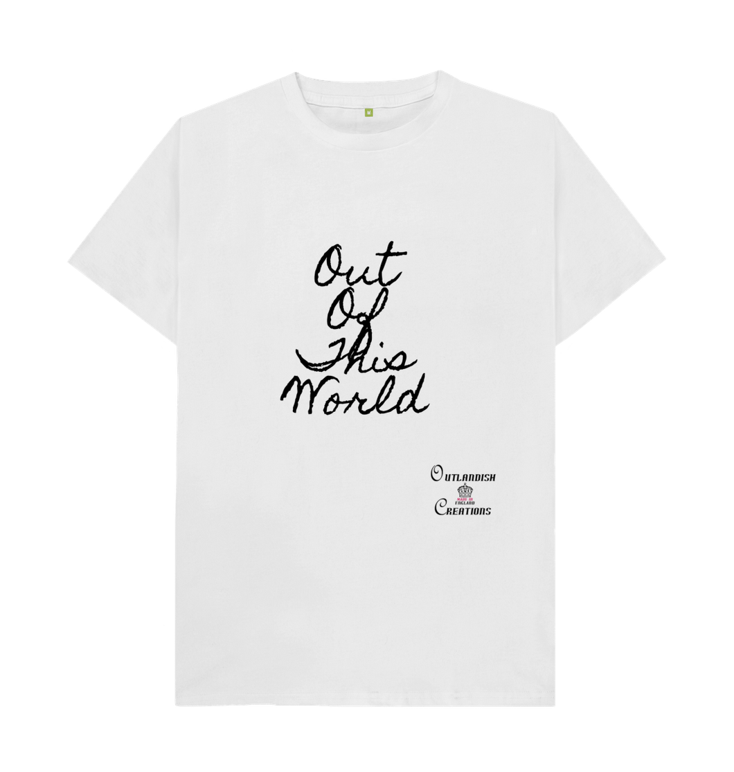 White Large Out of This World  T-shirt