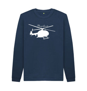 Navy Blue Magnificent Chopper Crew Neck Sweater
