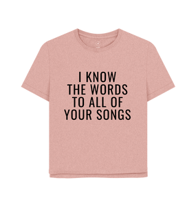 Sunset Pink Printed T-shirt