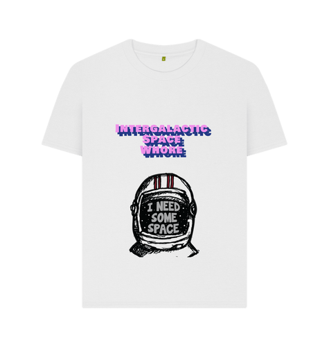 White Intergalactic Space Whore T-shirt