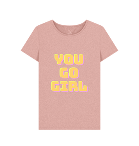 Sunset Pink You Go Girl T-shirt