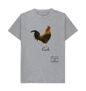 Athletic Grey Plain Cock T-shirt