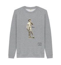 Light Heather Printed Sweater Front