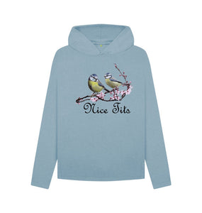 Stone Blue Nice Tits Hoodie