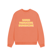 Apricot Good Morning Sunshine oversize sweatshirt